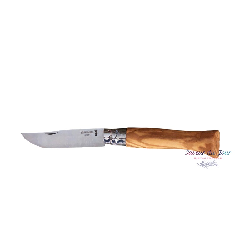 Number 9 Folding Olivewood Knife - Opinel