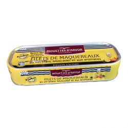 Mackerel Fillets in Muscadet Wine - Les Mouettes d'Arvor