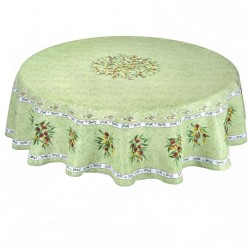 Provence Round Tablecloth - Olives Green