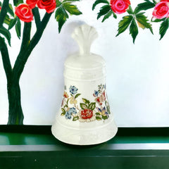 Vintage Ainsley Cottage Garden Design Collectible Bell