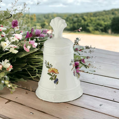 Vintage Ainsley Cottage Garden Design Collectible Bell