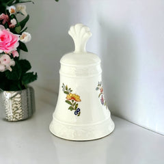 Vintage Ainsley Cottage Garden Design Collectible Bell