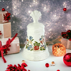 Vintage Ainsley Cottage Garden Design Collectible Bell