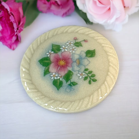 Vintage Avon Spring Bouquet Porcelain Brooch