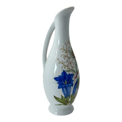 Bavaria Altenkunstadt Porcelain Mountain Flowers Small Vase/Pitcher/Decanter