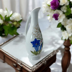 Bavaria Altenkunstadt Porcelain Mountain Flowers Small Vase/Pitcher/Decanter