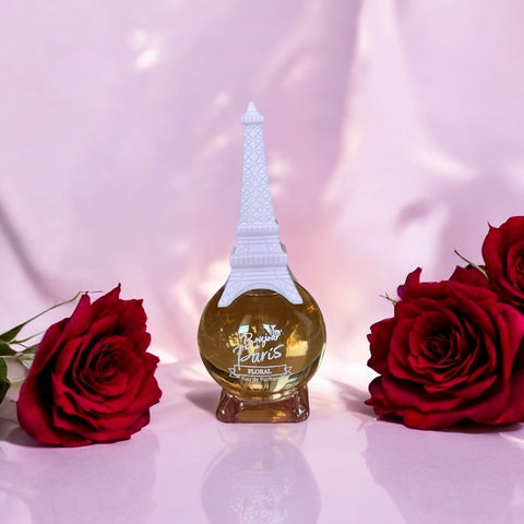 Bonjour de Paris "Floral" Eau de Parfum – Light Pink Eiffel Tower Cap