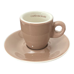 French Cafés Richard Classic Espresso Coffee Cup & Saucer Set – 6 Colors Available