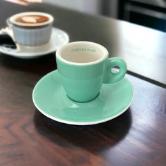 French Cafés Richard Classic Espresso Coffee Cup & Saucer Set – 6 Colors Available