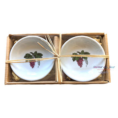 Ceramic Mini Bowls Gift Set - Grape