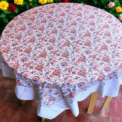 Provence Cotton Tablecloth - Square - Valdrome Colombe White