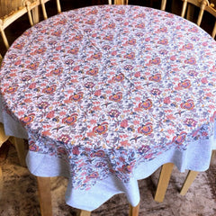 Provence Cotton Tablecloth - Square - Valdrome Colombe White