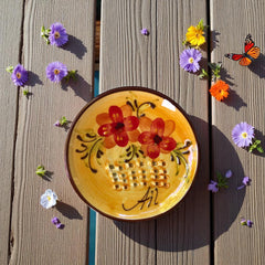 Provence Ceramic Garlic Grater - Fragrance Flower