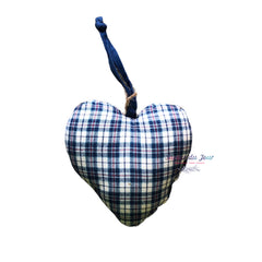 Decorative Hearts - Plaid and Stripes 