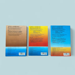 Three-volume set of 'Histoire du XXe Siècle' by Serge Bernstein and Pierre Milza, softcover French history books published by Hatier, shown with vintage wear and pencil markings.