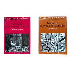Histoire de la Civilisation Française — 2-Volume Scholarly Set (Duby & Mandrou)