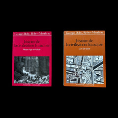 Histoire de la Civilisation Française — 2-Volume Scholarly Set (Duby & Mandrou)