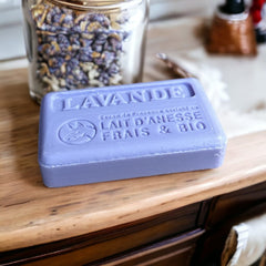 Provence Lavender Donkey Milk Soap - La Savonette Marseillaise