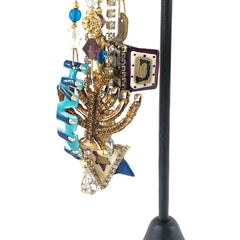 Vintage Hanukah Dangle Earrings by Lunch at the Ritz