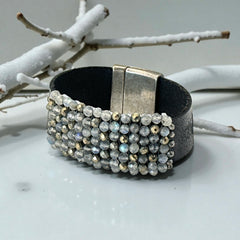 Martell Studio Bracelet – Labradorite &amp; Golden Pyrite