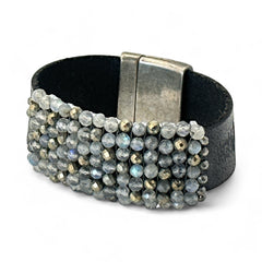 Martell Studio Bracelet – Labradorite &amp; Golden Pyrite
