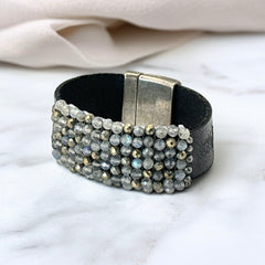 Martell Studio Bracelet – Labradorite &amp; Golden Pyrite