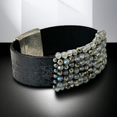 Martell Studio Bracelet – Labradorite &amp; Golden Pyrite