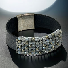 Martell Studio Bracelet – Labradorite &amp; Golden Pyrite