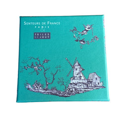 Marseille Soap Gift Box  - Toile de Jouy Green - Senteurs de France