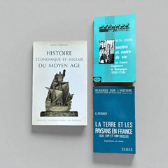 Le Moyen Âge: Société, Économie & Cadre de Vie — 3-Volume Scholarly Bundle