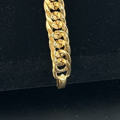 Vintage Napier 1980s Gold Plated Curb Link Chain Bracelet | 1986 "Tailored Collection" | Collectible Classic Jewelry 