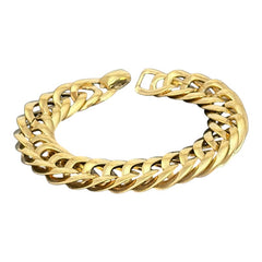 Vintage Napier 1980s Gold Plated Curb Link Chain Bracelet | 1986 "Tailored Collection" | Collectible Classic Jewelry 