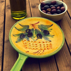 Provence Ceramic Garlic Grater - Olives Yellow