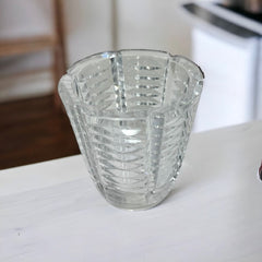 Vintage Orrefors Mid Century Modern Simon Gate Cut Crystal Small Vase