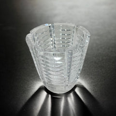 Vintage Orrefors Mid Century Modern Simon Gate Cut Crystal Small Vase