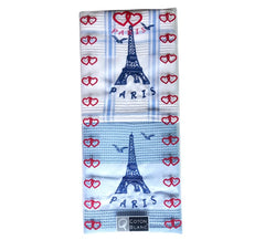 Tour Eiffel Waffle Dish Towel Gift Set - Coton Blanc