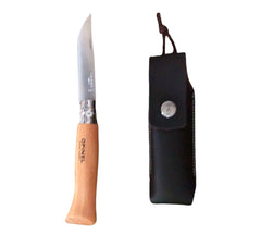 Number 8 Folding Knife &amp; Sheath Gift Box - Opinel