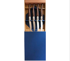 French Limited Edition Laminated Birch Table Knife Set of 4 - Opinel