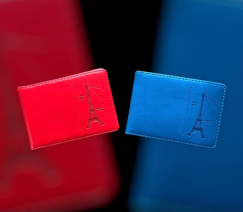 Paris Faux Leather Card Holder - Tour Eiffel