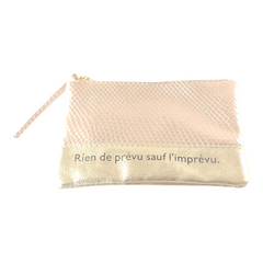 Zipper Pouch - Rien de Prévu sauf l'Imprévu - Small