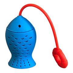 French Fish Tea Infuser - Red or Blue