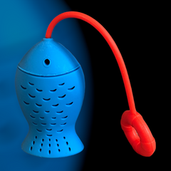 French Fish Tea Infuser - Red or Blue