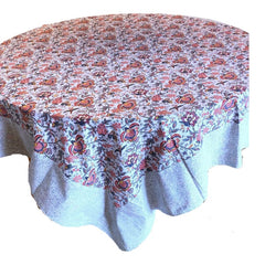 Provence Cotton Tablecloth - Square - Valdrome Colombe White