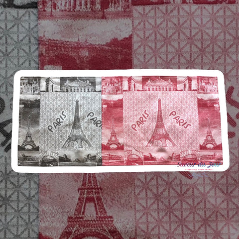 Paris Cotton Placemat - Grey or Red