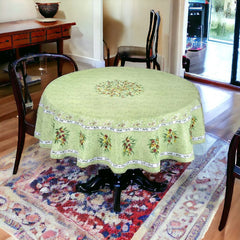 Provence Round Tablecloth - Olives Green