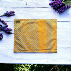 Provence Placemat - Olive Mimosa Yellow - Coated Cotton