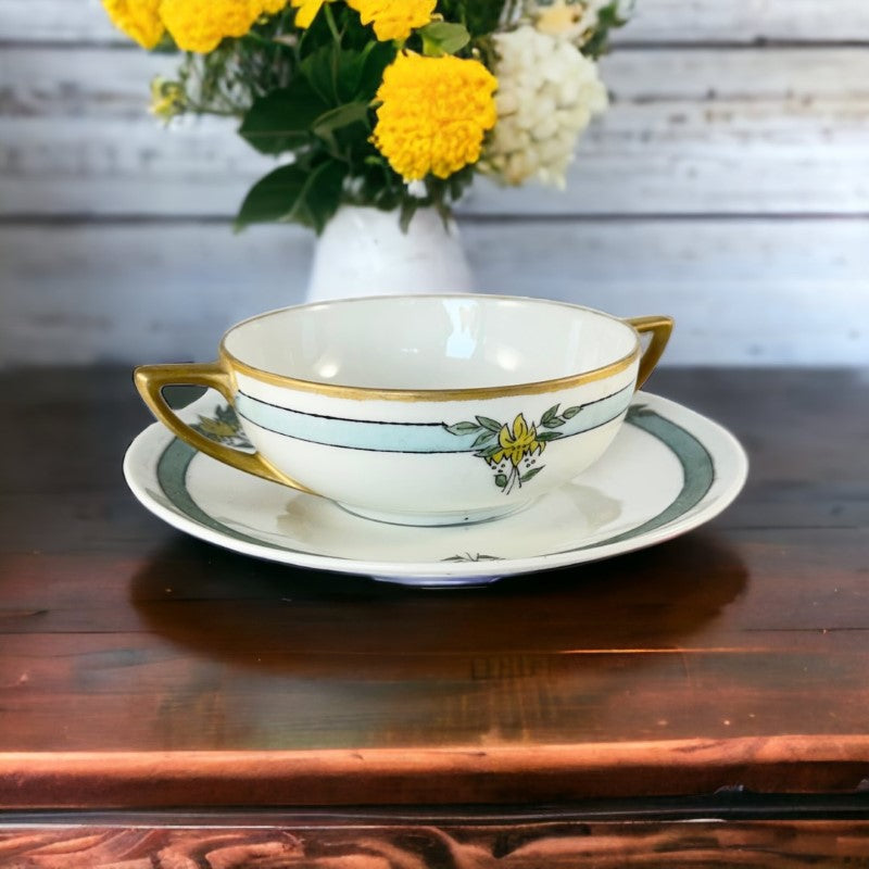 Antique Art Deco Rosenthal Selb Bavaria Donatello Fine China Two