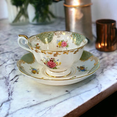 Vintage Royal Albert 'Josephine' Empress Series Tea Cup and Saucer Set