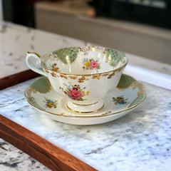 Vintage Royal Albert 'Josephine' Empress Series Tea Cup and Saucer Set