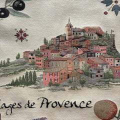 French Decorative Tapestry Cushion Cover | Provence Villages | Provence Lover Gift